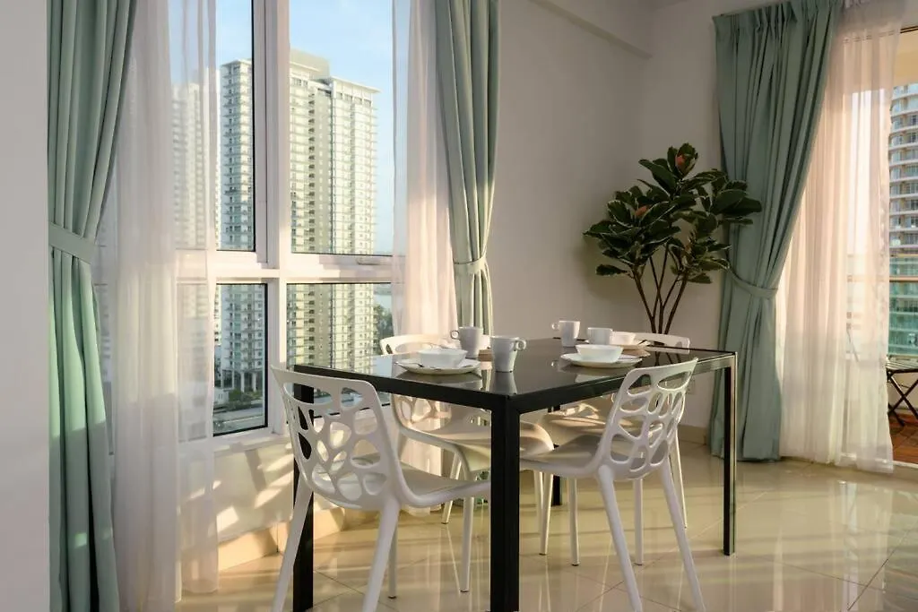 شقة 2R2B/Harmony Sunrise/1~8Pax/Gurney/Mansion One جورج تاون 0*,  ماليزيا